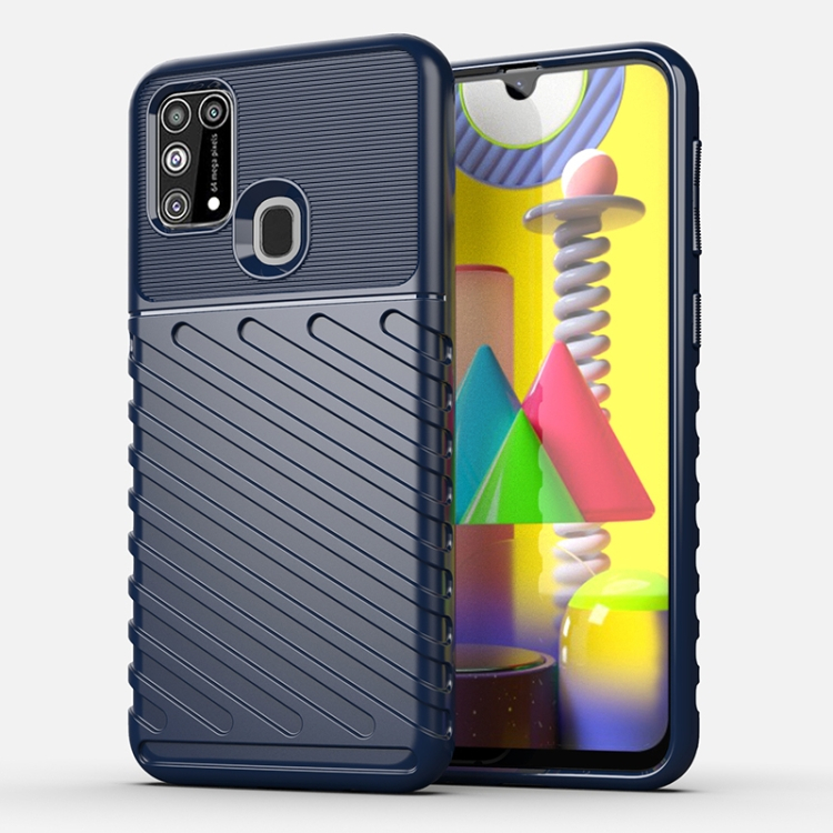 THUNDER Védőburkolat Samsung Galaxy M31 kék termék 2. képe