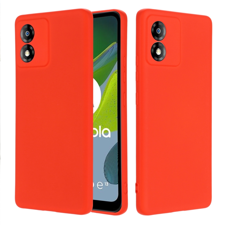RUBBER Motorola Moto E13 védőburkolat piros termék 2. képe