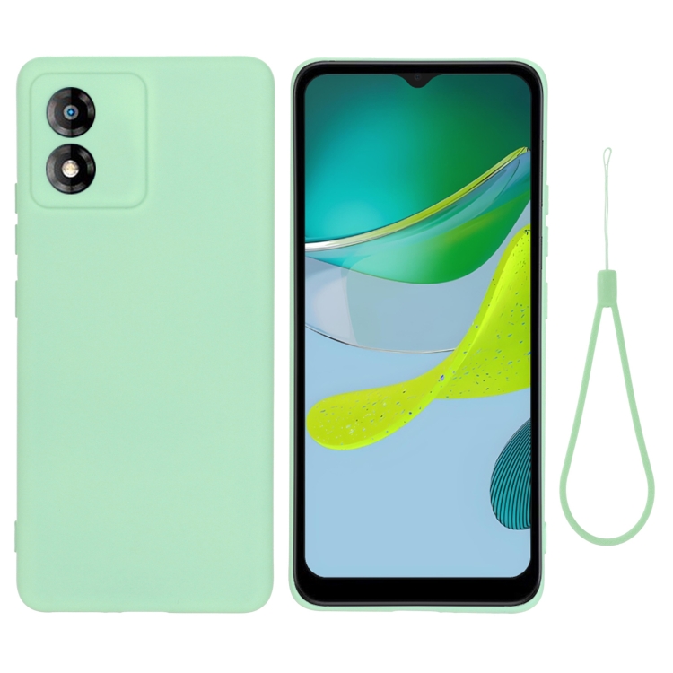 RUBBER Motorola Moto E13 védőburkolat zöld akciós termékkép 1