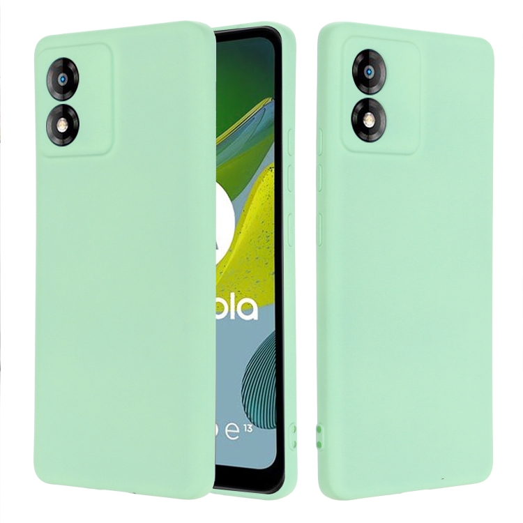RUBBER Motorola Moto E13 védőburkolat zöld termék 2. képe