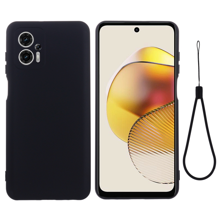 RUBBER Motorola Moto G13 / G23 védőburkolat fekete akciós termékkép 1