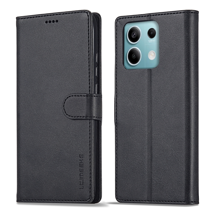 IMEEKE Wallet tok Xiaomi Redmi Note 13 5G fekete akciós termékkép 1