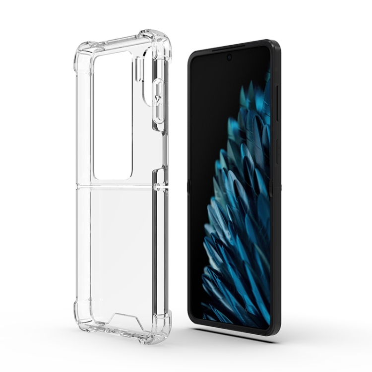 AIRBAG Extra tartós burkolat OPPO Find N2 Flip átlátszó
