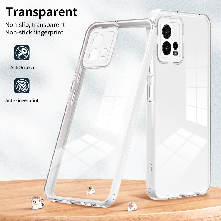 CRYSTAL Motorola Moto G72 védőburkolat fehér termék 2. képe