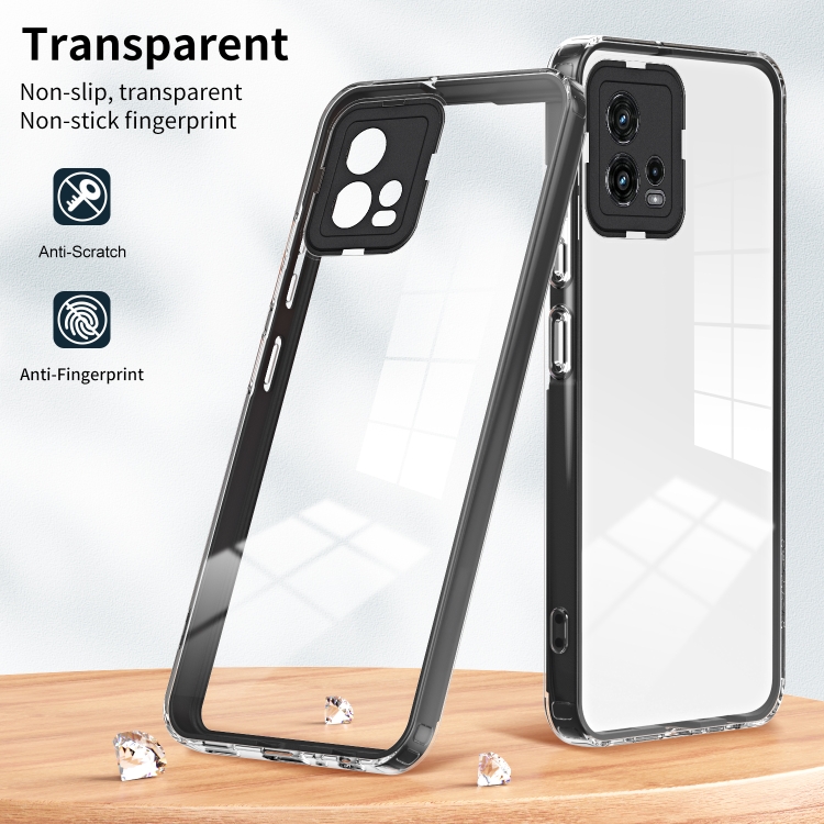 CRYSTAL Motorola Moto G72 fekete védőburkolat termék 2. képe