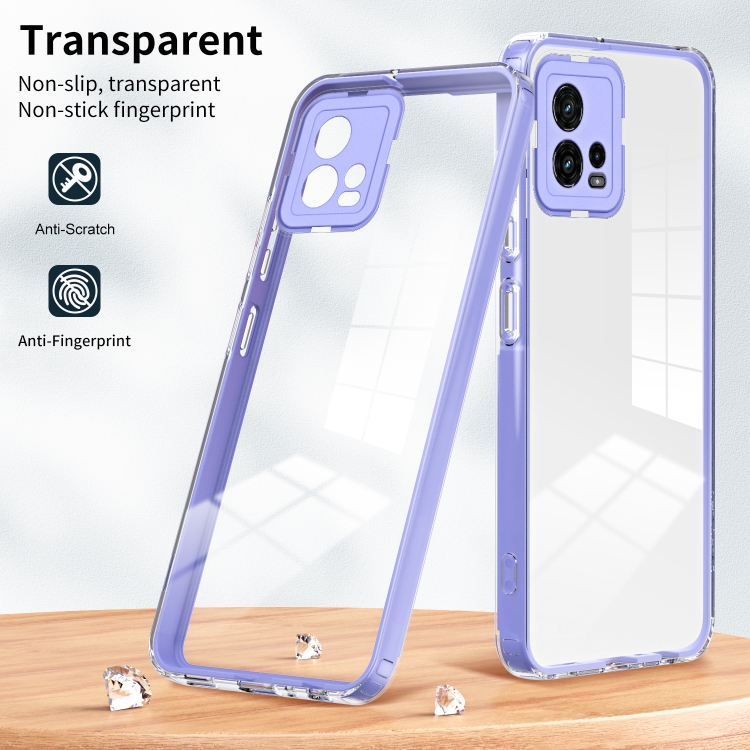 CRYSTAL Védőburkolat Motorola Moto G72 lila termék 2. képe