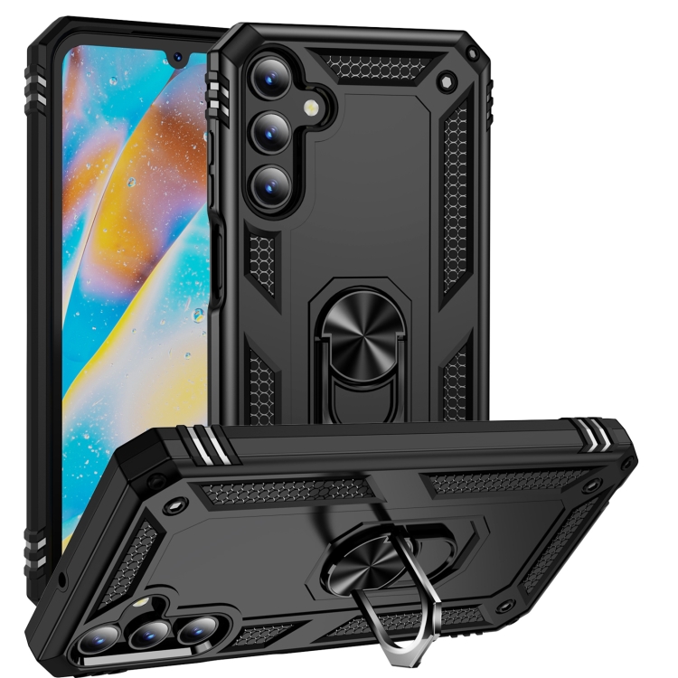 RING burkolat tartóval Samsung Galaxy A15 / A15 5G fekete akciós termékkép 1