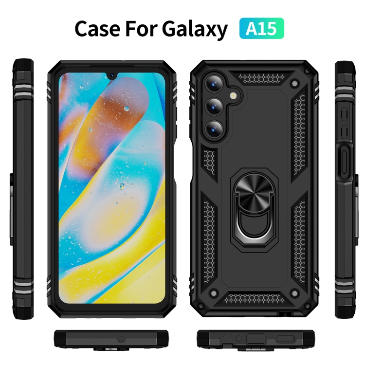 RING burkolat tartóval Samsung Galaxy A15 / A15 5G fekete termék 2. képe