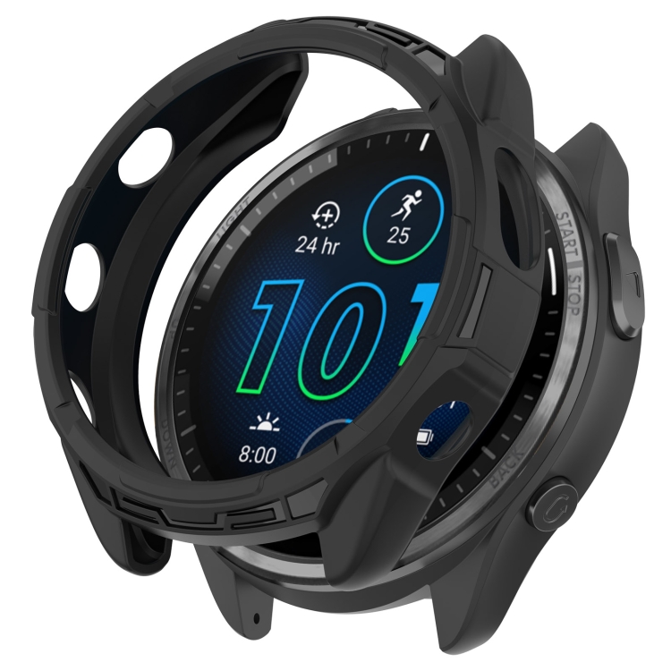 TPU FULL COVER Borító a Garmin Forerunner 965 fekete számára akciós termékkép 1