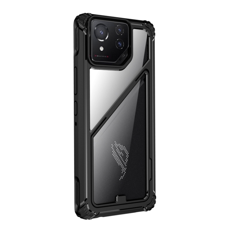 TEO Kemény védőtok állvánnyal Asus ROG Phone 8 Pro fekete akciós termékkép 1