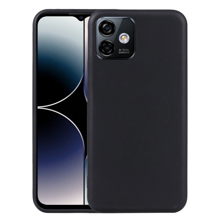 TPU szilikon borítás Ulefone Note 16 Pro fekete akciós termékkép 1