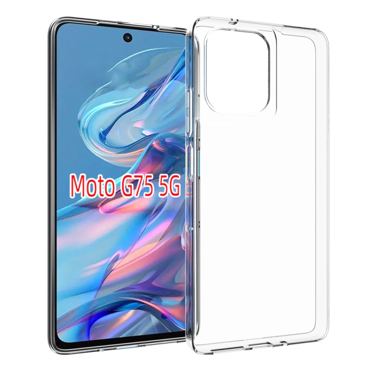 TPU Védőburkolat Motorola Moto-hoz G75 5G átlátszó akciós termékkép 1