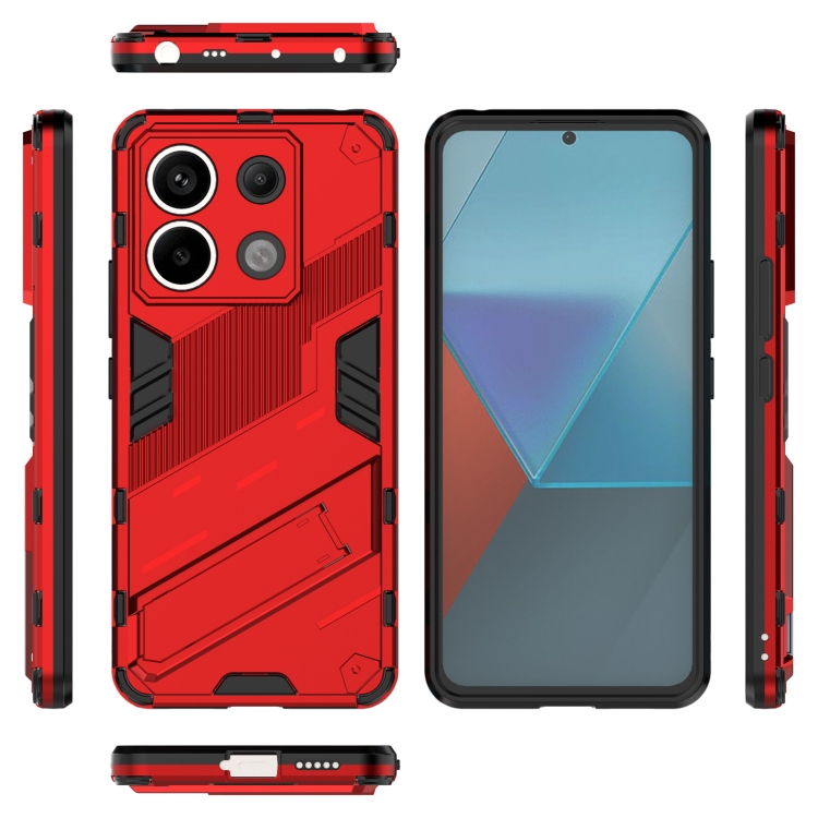 BIB Védőburkolat Xiaomi Redmi Note 13 Pro 5G / Xiaomi Poco X6 5G piros termék 2. képe