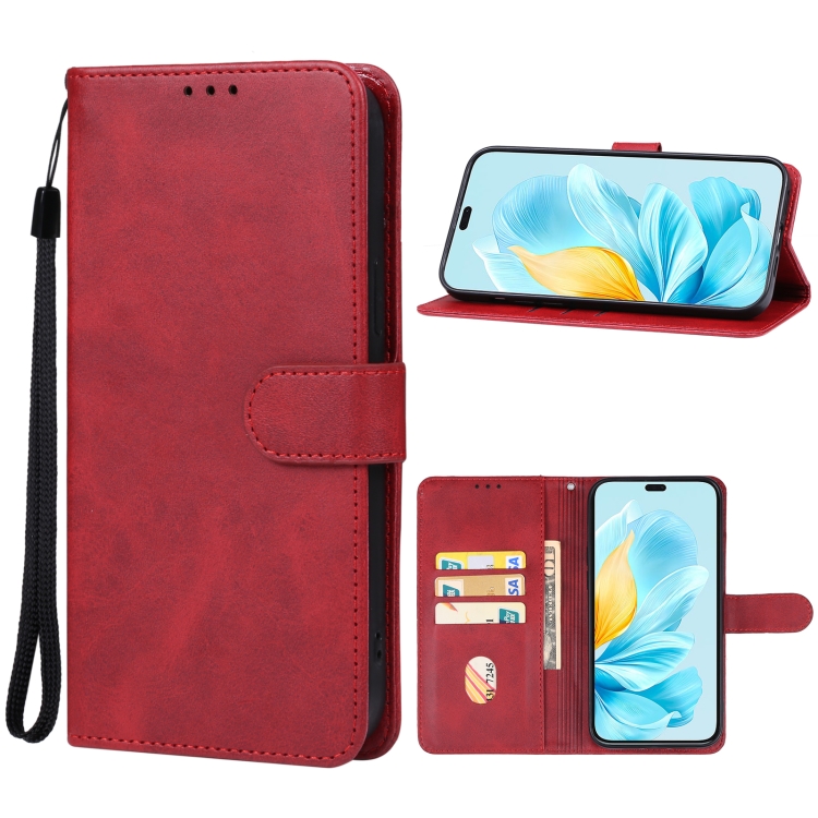 SMOOTH Pénztárca tok Honor-hoz 200 Lite piros termék 2. képe