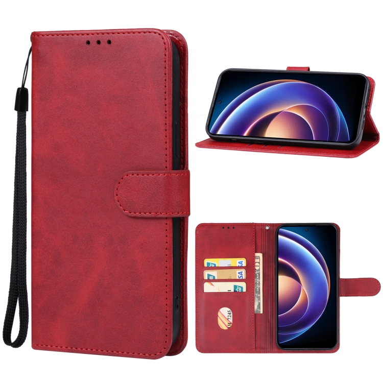 SMOOTH Pénztárca tok Xiaomi Redmi 12 5G piroshoz termék 2. képe