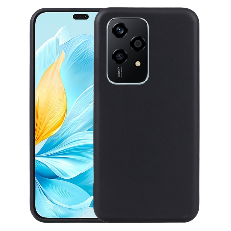 TPU Szilikon burkolat Honor 200 Lite-hoz fekete akciós termékkép 1