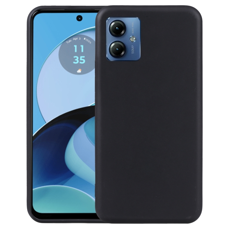 TPU szilikon borítás Motorola Moto G14 fekete akciós termékkép 1