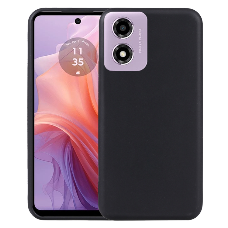 TPU Védőburkolat Motorola Moto E14-hez fekete akciós termékkép 1