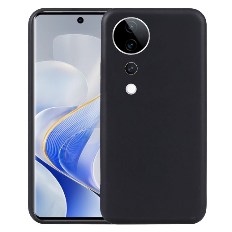 TPU Védőburkolat Vivo V40 5G fekete akciós termékkép 1