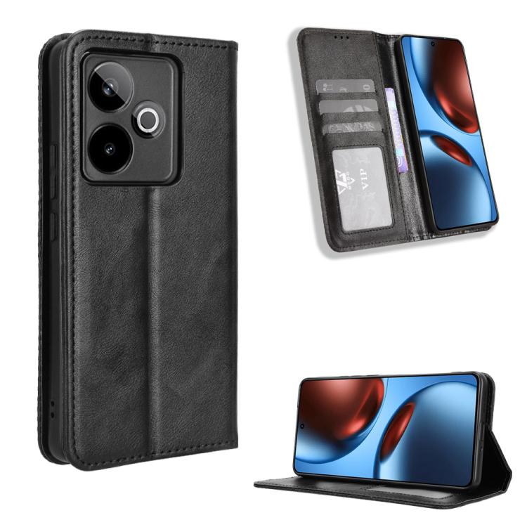 BUSINESS Pénztárca tok Realme GT 7 5G / Realme GT 7T 5G fekete akciós termékkép 1