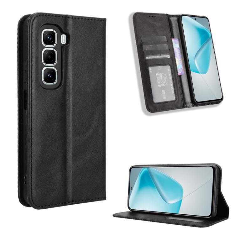 BUSINESS Pénztárca tok Infinix-hez Hot 50 Pro fekete akciós termékkép 1