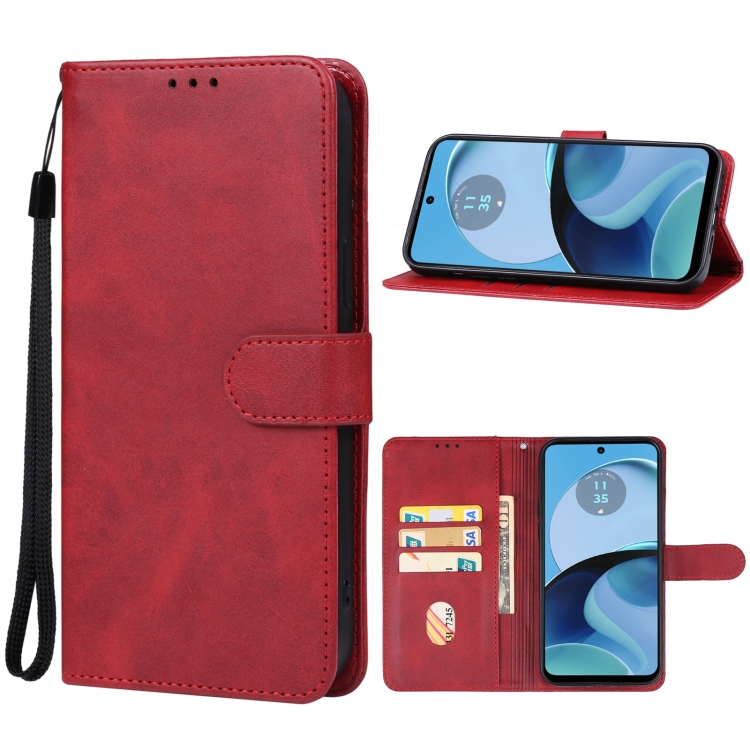 SMOOTH Wallet tok Motorola Moto G54 5G / G54 5G Power Edition piros termék 2. képe
