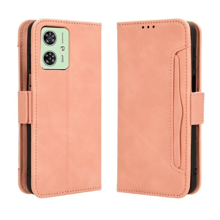 SLOT Pénztárca borító Motorola Moto G54 5G / G54 5G Power Edition rózsaszín akciós termékkép 1