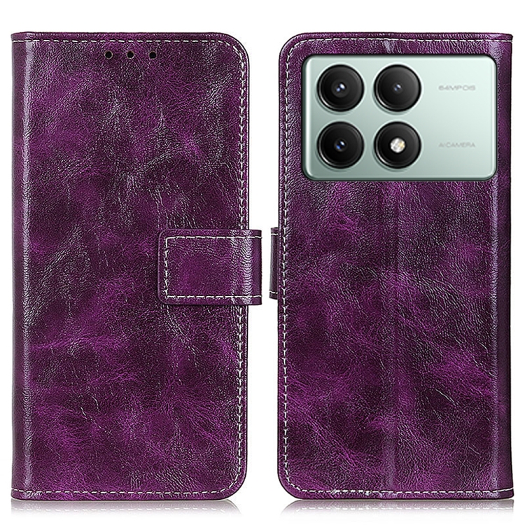 RETRO Wallet tok Xiaomi Poco X6 Pro 5G lila akciós termékkép 1