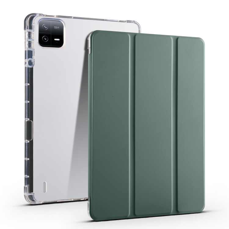 CRYSTAL Flip tok Xiaomi Pad 6S Pro sötétzöld akciós termékkép 1