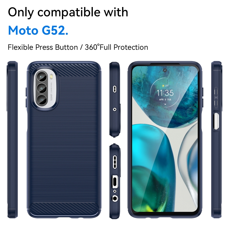 FLEXI TPU burkolat Motorola Moto G52 kék termék 2. képe