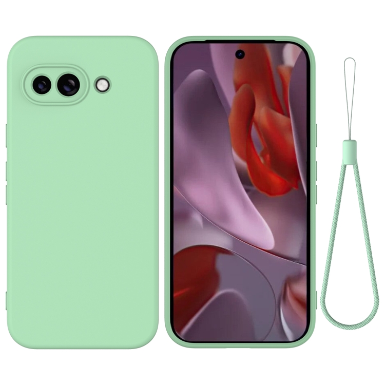 RUBBER Védőburkolat Google Pixel 9a zöld akciós termékkép 1