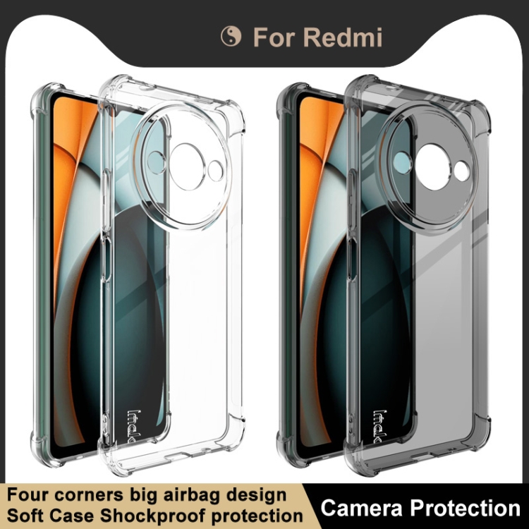 IMAK Szilikon védőburkolat Xiaomi Redmi A3 átlátszóhoz termék 2. képe