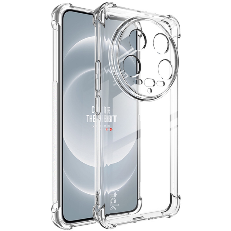 IMAK Védő szilikon borítás Xiaomi 14 Ultra átlátszóhoz akciós termékkép 1