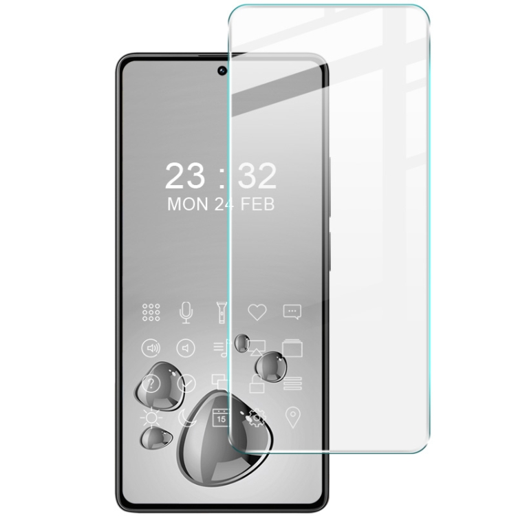 IMAK 3D INVISIBLE Edzett üveg Xiaomi Redmi Note 13-hoz akciós termékkép 1