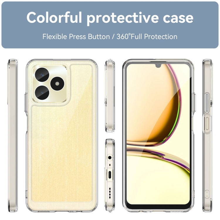 CRYSTAL Védőburkolat Realme-hoz Note 50 átlátszó termék 2. képe