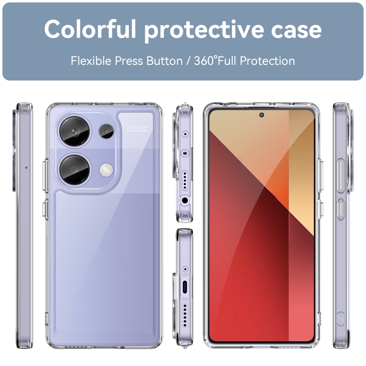 CRYSTAL Xiaomi Redmi Note 13 Pro átlátszó védőburkolat termék 2. képe