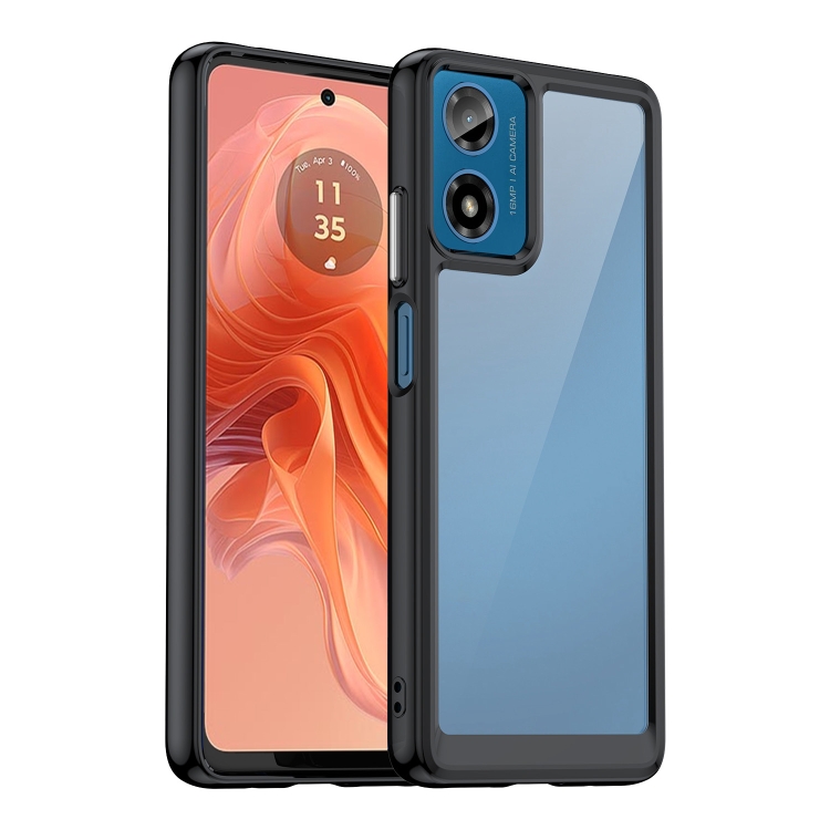 CRYSTAL Motorola Moto G04 / G24 / G24 Power black védőburkolat akciós termékkép 1