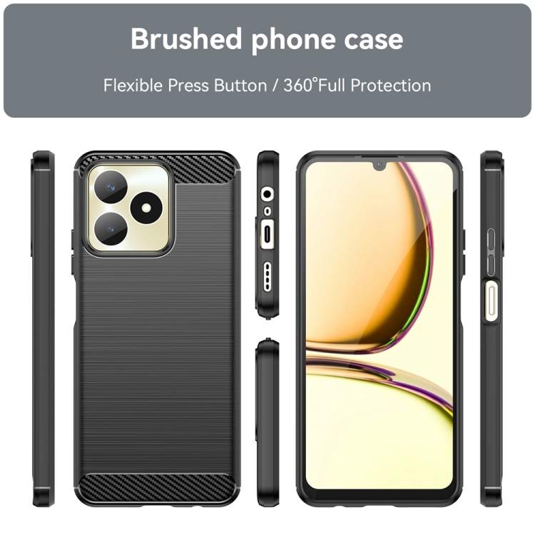 FLEXI TPU Védőburkolat Realme Megjegyzés 50 fekete termék 2. képe