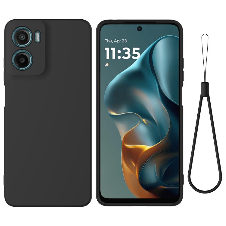 RUBBER Védőburkolat Motorola Moto G05 / Moto E15 fekete akciós termékkép 1