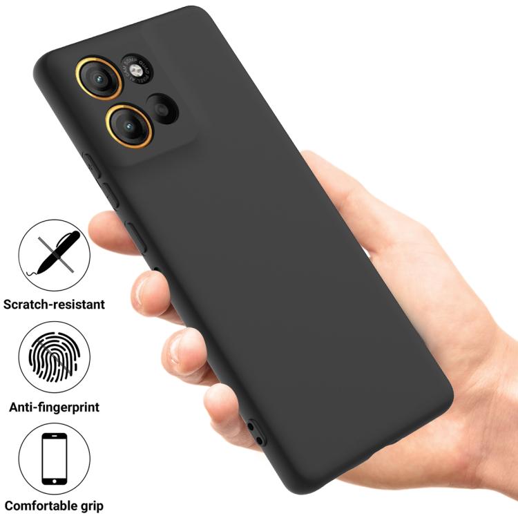 RUBBER Védőburkolat a Motorola Moto-hoz G15 / G15 Power black termék 2. képe