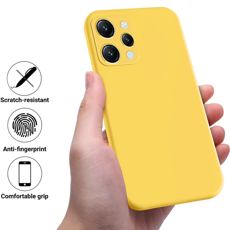 RUBBER Xiaomi Redmi 12 sárga védőburkolat termék 2. képe