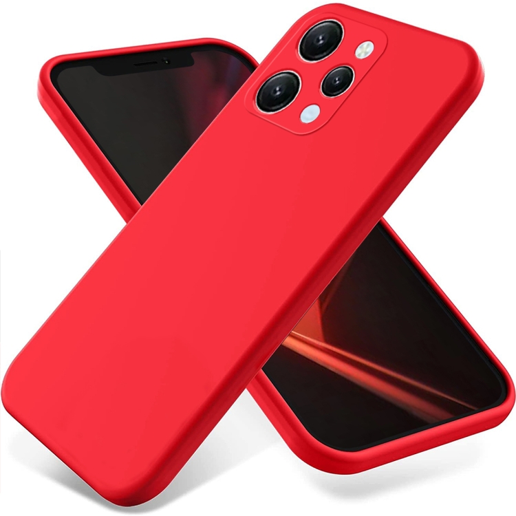 RUBBER Xiaomi Redmi 12 piros védőburkolat akciós termékkép 1