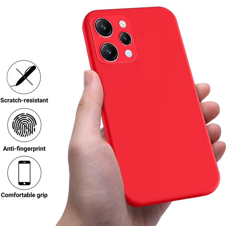 RUBBER Xiaomi Redmi 12 piros védőburkolat termék 2. képe