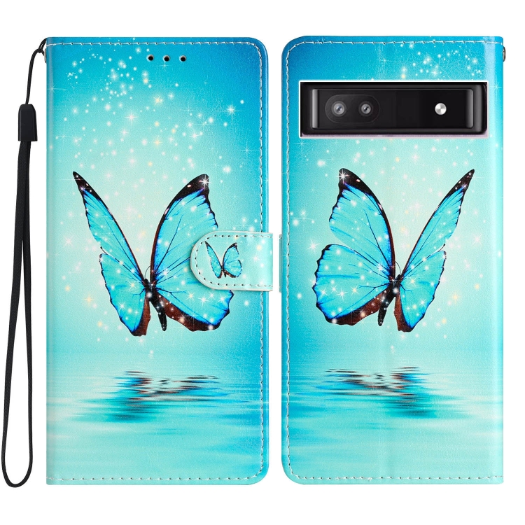 ART Tárcatakaró Google Pixel 9a BLUE BUTTERFLY akciós termékkép 1
