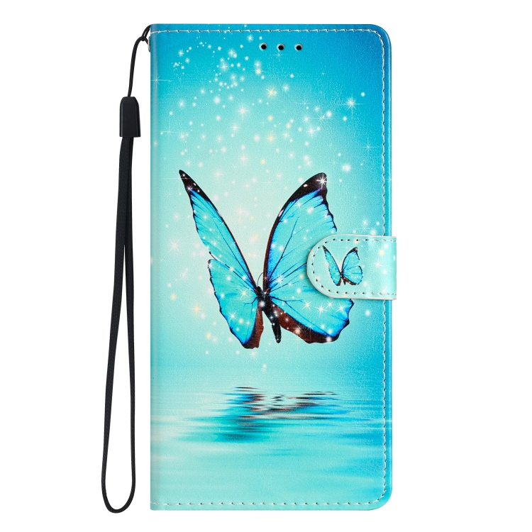 ART Tárcatakaró a Motorola Moto-hoz G35 5G BLUE BUTTERFLY akciós termékkép 1