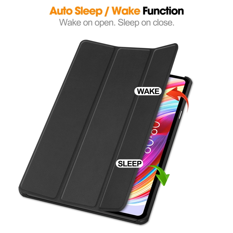 LEATHER Flip borítás Teclast T50 fekete termék 2. képe