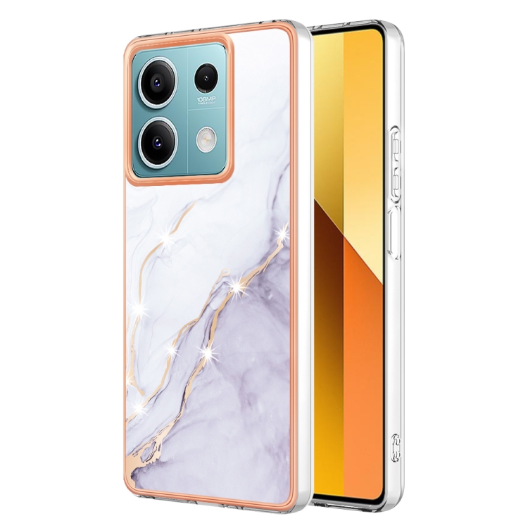 IMD MARBLE Xiaomi Redmi Note 13 5G WHITE védőburkolat akciós termékkép 1