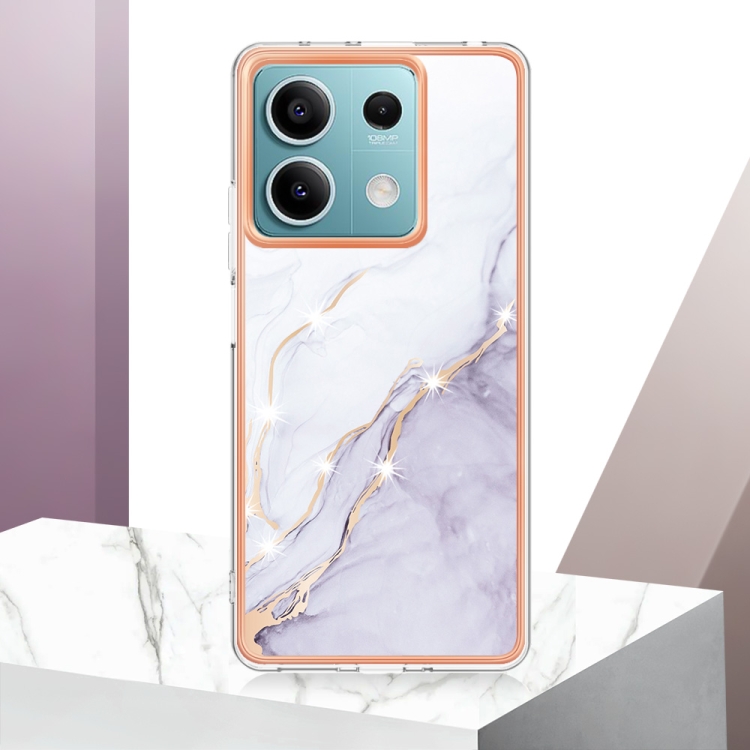 IMD MARBLE Xiaomi Redmi Note 13 5G WHITE védőburkolat termék 2. képe