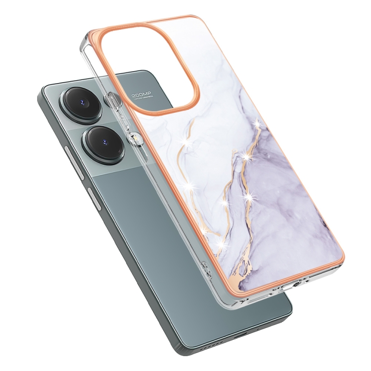 IMD MARBLE Xiaomi Redmi Note 13 Pro WHITE védőburkolat termék 2. képe
