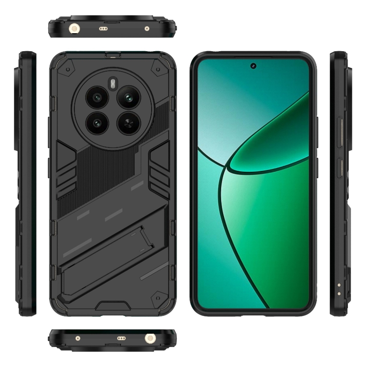 BIB Védőburkolat állvánnyal Realme 12+ 5G fekete termék 2. képe